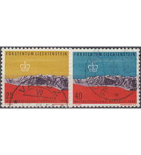 Liechtenstein Nr. 369-370 gestempelt  Weltausstellung Brssel