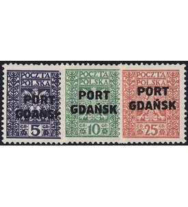 Danzig Port Gdansk Nr. 20-22 postfrisch **