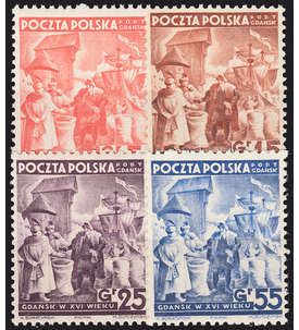 Danzig Port Gdansk Nr. 34-37 postfrisch **