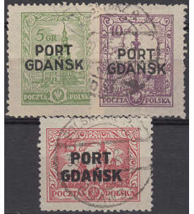 Danzig Port Gdansk Nr. 12-14 gestempelt