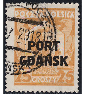 Danzig Port Gdansk Nr. 19 gestempelt