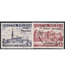 Danzig Port Gdansk Nr. 32-33 gestempelt