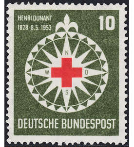 BRD Bund  Nr. 164 postfrisch ** Rotes Kreuz geprft Schlegel