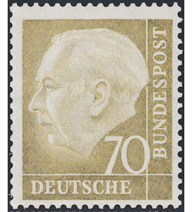 BRD Bund Nr. 191 postfrisch ** 70 Pfennig Heuss I