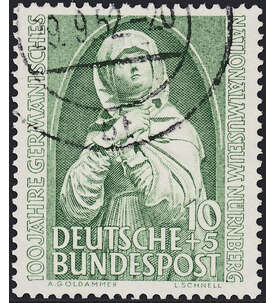 II BRD Nr. 151 gestempelt      Germanisches Museum 1951