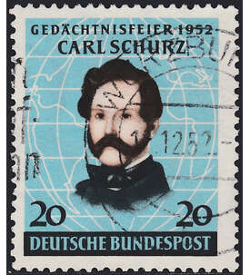 II BRD Nr. 155 gest.           Schurz 1952