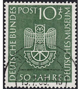 BRD Bund  Nr. 163 gestempelt Deutsches Museum