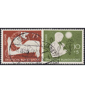 II BRD Nr. 232-233 gestempelt Jugend 1956