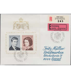 Liechtenstein Block 7 FDC