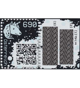 sterreich Nr. 3470 postfrisch **  Krypto-Marke Einhorn