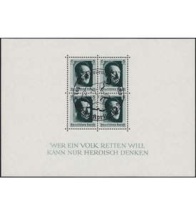 Dt. Reich Block 7 gestempelt SST Wien - Tag des Grodeutschen Reichs