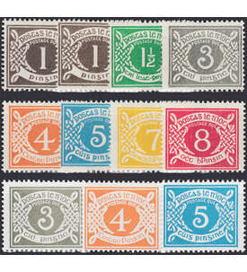 Irland - Portomarken Nr. 15-24 postfrisch **