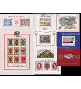 �sterreich - Bl�cke postfrisch von Block 3 bis Block 11