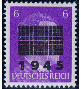 Lokalusgabe Netschkau Nr. 5 I postfrisch Hittler mit Gitteraufdruck