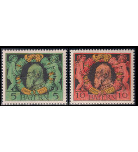 Bayern 25 Jahre Regentschaft Nr. 92-93 postfrisch Prinzregent Luitpold