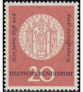 BRD Nr. 255 postfrisch Stift u. Stadt Aschaffenburg