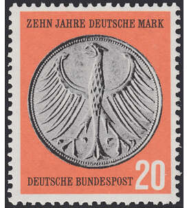BRD Nr. 291 postfrisch 10 Jahre Deutsche Mark