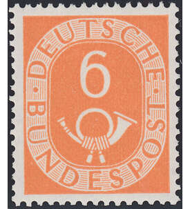 BRD Nr. 126 postfrisch 6 Pfg. Posthorn