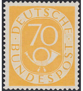 BRD Nr. 136 postfrisch 70 Pfg. Posthorn