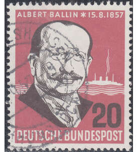 BRD Nr. 266 v gestempelt Albert Ballin