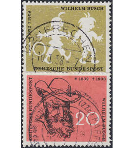 BRD Nr. 281-282 gestempelt Wilhelm Busch