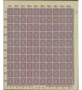 Deutsches Reich Nr. 183aP postfrisch ** Originalbogen