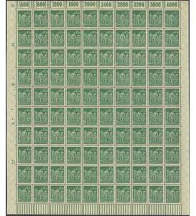 Deutsches Reich Nr. 244b W I postfrisch ** Originalbogen