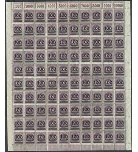 Deutsches Reich Nr. 289b postfrisch ** Originalbogen