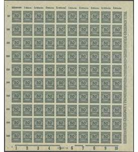 Deutsches Reich Nr. 321 B postfrisch ** Originalbogen