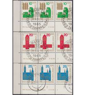 DDR Nr. 1117-1119 DV gestempelt Druckvermerk