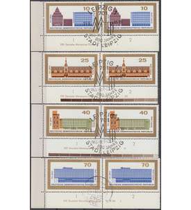 DDR Nr. 1126-1129 DV gestempelt Druckvermerk