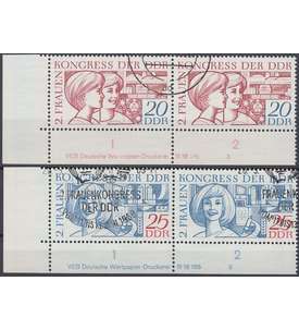 DDR Nr. 1474-1475 DV gestempelt Druckvermerk