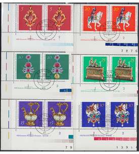 DDR Nr. 1682-1687 DV gestempelt Druckvermerk