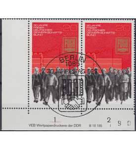 DDR Nr. 2054 DV gestempelt Druckvermerk