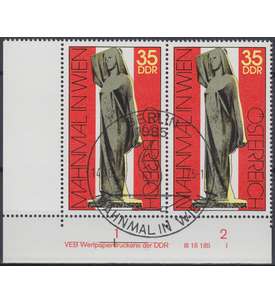 DDR Nr. 2093 DV gestempelt Druckvermerk