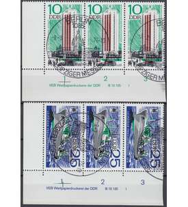 DDR Nr. 2119-2120 DV gestempelt Druckvermerk
