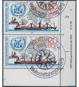 DDR Nr. 2405 DV gestempelt Druckvermerk