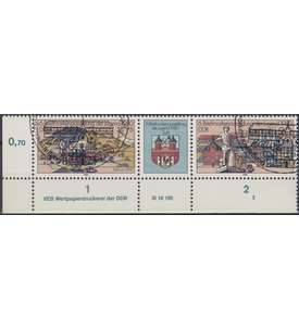DDR Nr. 2532-2533 DV gestempelt Druckvermerk