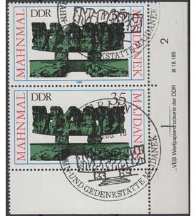 DDR Nr. 2538 DV gestempelt Druckvermerk