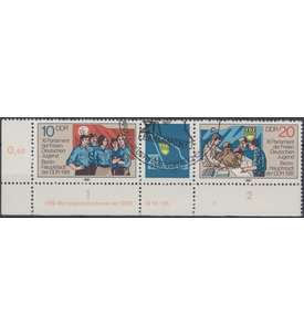 DDR Nr. 2609-2610 DV gestempelt Druckvermerk