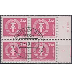 DDR Nr. 2633 DV gestempelt Druckvermerk