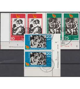 DDR Nr. 2699-2701 DV gestempelt Druckvermerk