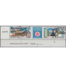 DDR Nr. 2880-2881 DV gestempelt Druckvermerk