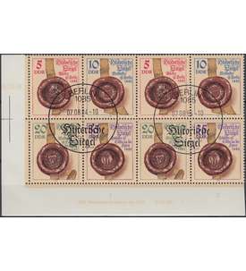 DDR Nr. 2884-2887 DV gestempelt Druckvermerk