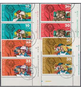 DDR Nr. 2898-2901 DV gestempelt Druckvermerk
