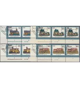 DDR Nr. 2910-2913 DV gestempelt Druckvermerk