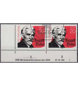 DDR Nr. 3310 DV gestempelt Druckvermerk