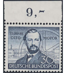 BRD Nr. 150 postfrisch  Nikolaus Otto (Ottomotor)  Oberrandmarke