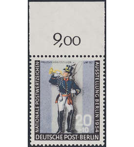 Berlin Nr. 120 postfrisch Preuischer Postillion 1954 Oberrandsatz