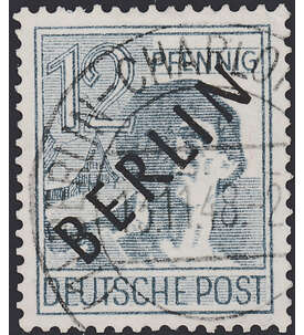 Berlin Nr. 5 gestempelt 12 Pfg. - Schwarzaufdruck